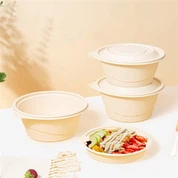 Eliptik jetab Biodégradables anbalaj bwat manje midi