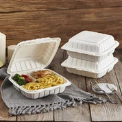 Sandwich Burger gato Desè Bento espesyal anbalaj bwat